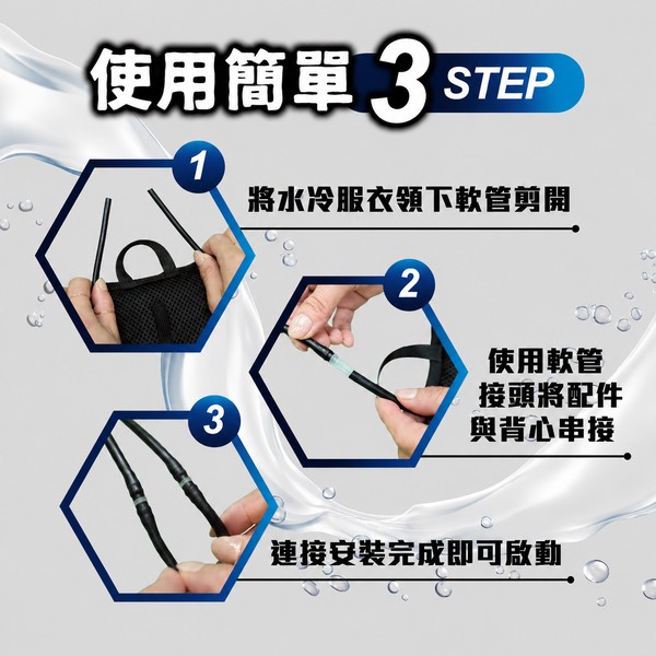 ICE MAN 水冷帽配件｜TPU水冷片頭部降溫 水冷服專用